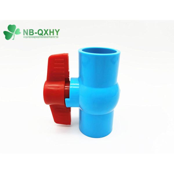 Manual Driving Mode UPVC Compact Ball Valve with Fixed Structure and Socket or Threaded