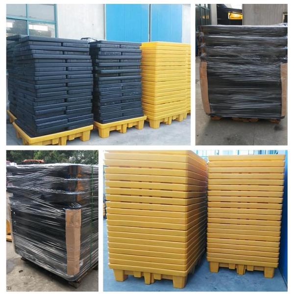 2 4 Drum Plastic Spill Containment Pallet Polyethylene Plastic Bunded Pallets