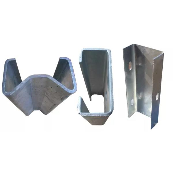 C Section Galvanized Steel Post Road Traffic Safety W Beam Guardrail Use