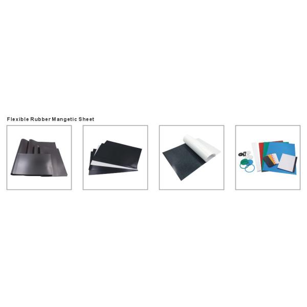 Anisotropic Rubber Magnet Sheet Roll , Custom Flexible Magnetic Tape