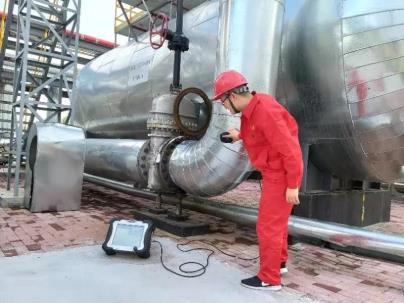 HEF-17 Pulsed Eddy Current NDT Instrument for Pipe Wall Thickness Testing Without Removing Cladding