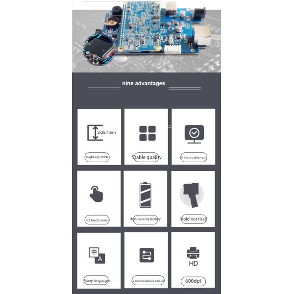 Bag Bottle Printing Machine Brand Logo Expire Date Coding Machine Small Handheld Inkjet Printer Plastic Mini Printer Machine