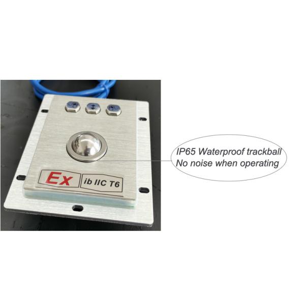PS/2 IP65 Explosion Proof Trackball Mouse For Ex ZONE 1