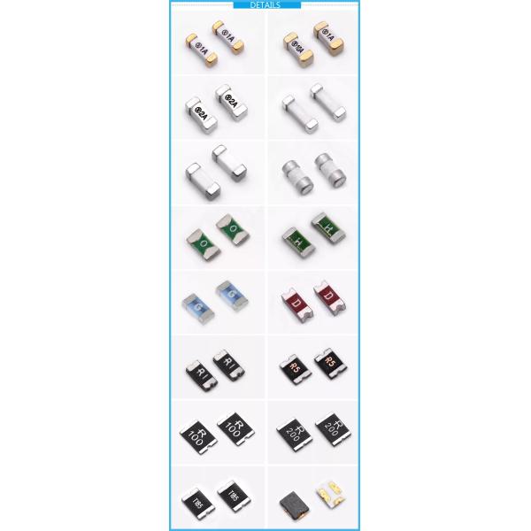 Time Delay Ceramic Tube Surface Mount Brick Fuse 1A 350V 400V For Telecom System
