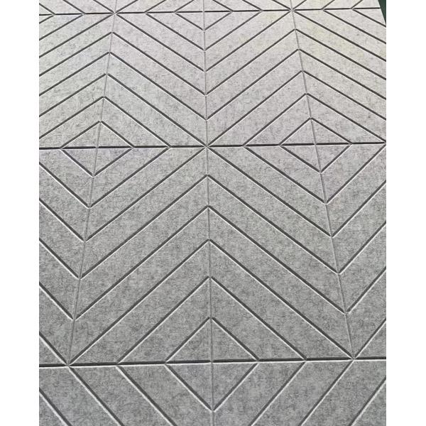 Self Adhesive Slotted Polyester Acoustic Panels 600mmx600mm
