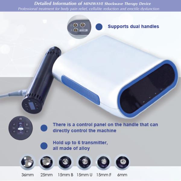Slimming Cellulite ED ESWT Non Invasive Shock Wave Machine