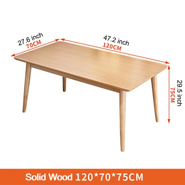 Kitchen Dining Room Rectangle Table Set with 4 Upholstered Chairs, Solid Wood for Small Space Apartment Windsor Chair