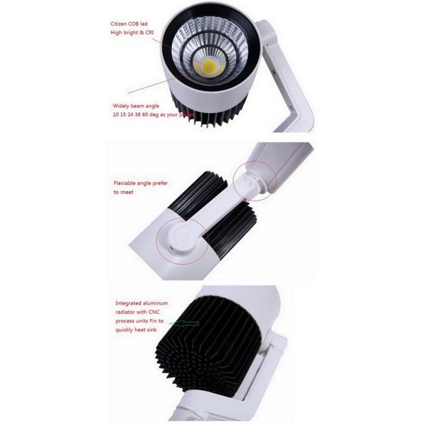 High brightness and effiency LED Track Light for Industrial , architectural