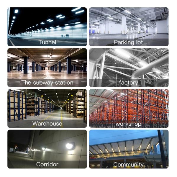 High Brightness Weatherproof LED Fitting SMD2835 Chip IP66 Long Life Time