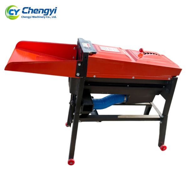 Iron Corn Thresher With Blower Durable Maize Shelling Cleaning Machine