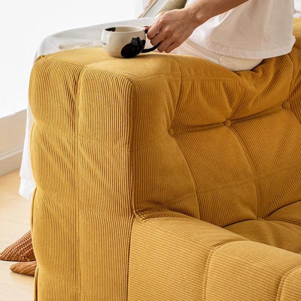 Fabric Cover Material Vacuum Compression Sofa Simple Chair for Bedroom Balcony Tatami Single Space-Saving Mail Packing