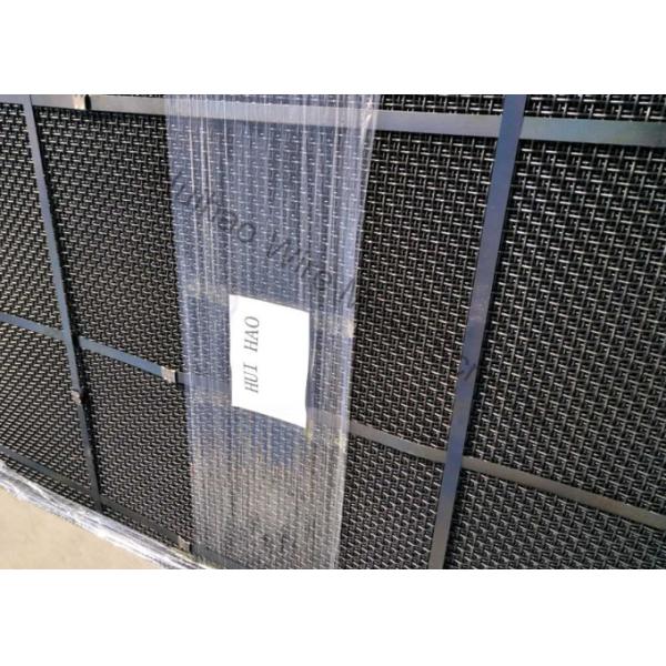 Square Opening Vibrating Wire Mesh Screen Steel Woven Aggregate Processing
