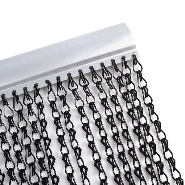 High Strength Architectural Metal Mesh Curtain Lightweight Chain Link For Fireproof Decorative