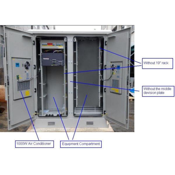 Three Point Lock Integrated 19 Inch Rack Enclosures Temperature Control Equipment