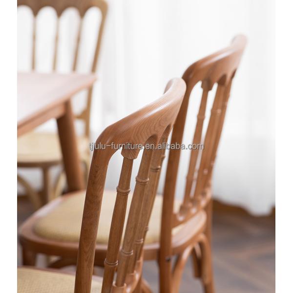 Classical Solid Wood Chivari Chair Rattan Dining Wedding Chairs for Wedding Events