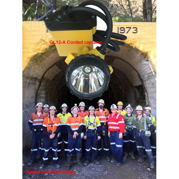 25000 Lux Underground Coal Mining Lights 3W Msha Approved With SOS Flashlight