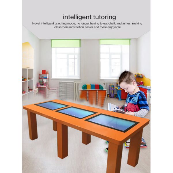 Free standing 21.5 inch indoor lcd interactive Windows or windows system coffee game smart touch screen table