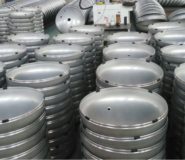 GR2 Titanium Elliptical Dish End Torispherical Pressure Vessel Heads