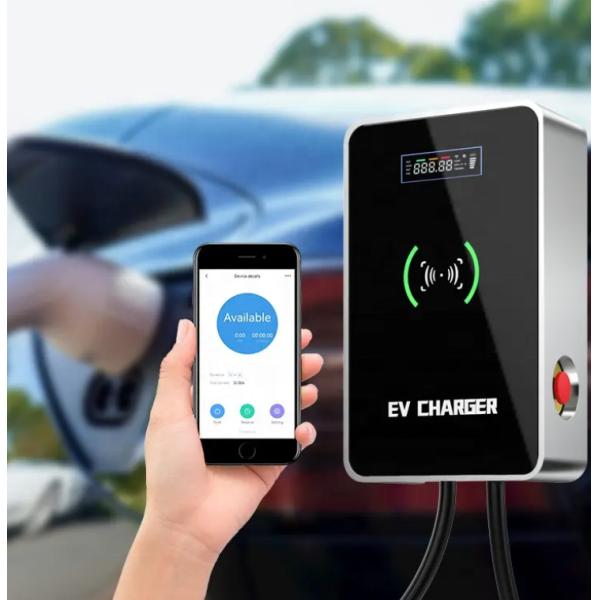 Insulation Resistance 1000MΩ DC500V RDC EV Charger With Oled Display 7kw Ac Fast Charger