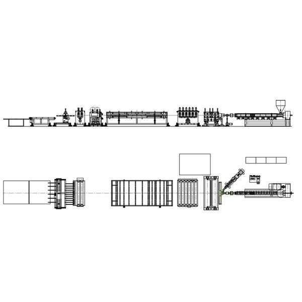 PP PS Polypropylene/Polystyrene Sheet Production Line for Thermoforming Packaging Plastic Extruder Machinery