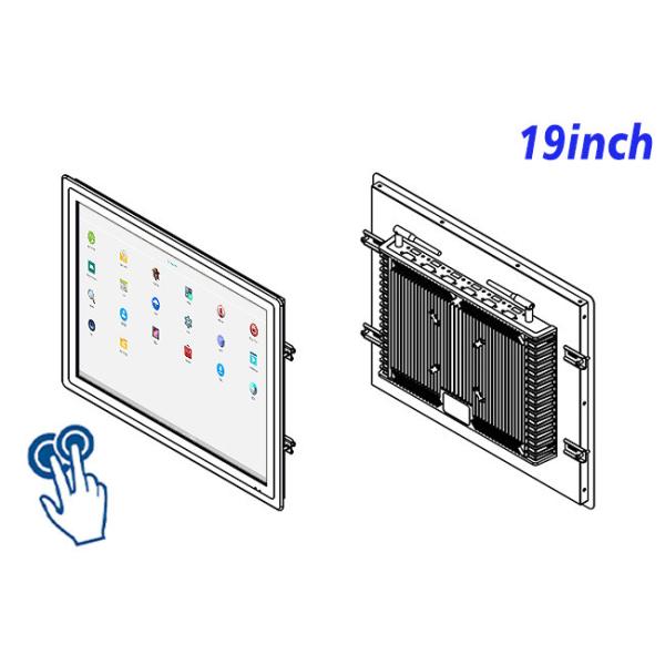 19-Inch Durable Android Touch Display for Medical Diagnostics and Access Control Panels