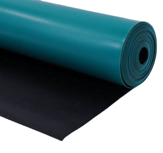 ESD Rubber Table Mat 1.8mm-3mm Thick Anti-Static Surface