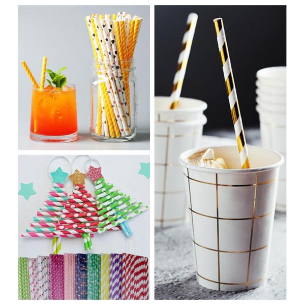 Biodegradable 15mm Stripe Straw Paper For Making Colorful Drinking Straw