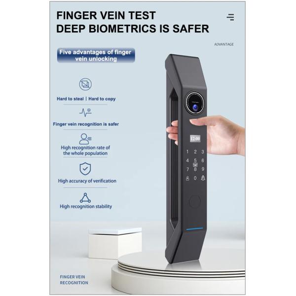 Cloud Data Storage Option end Finger Vein 3D Face Recognition Video Intercom Smart Lock