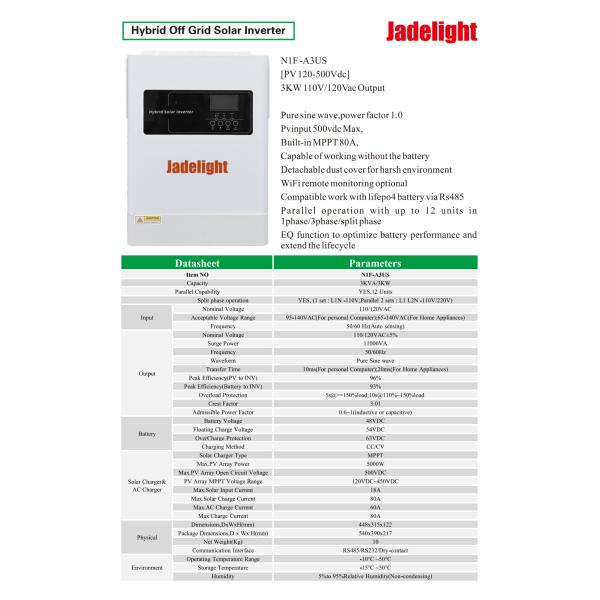 Hybrid Off Grid Solar Inverter-n1f-a3us