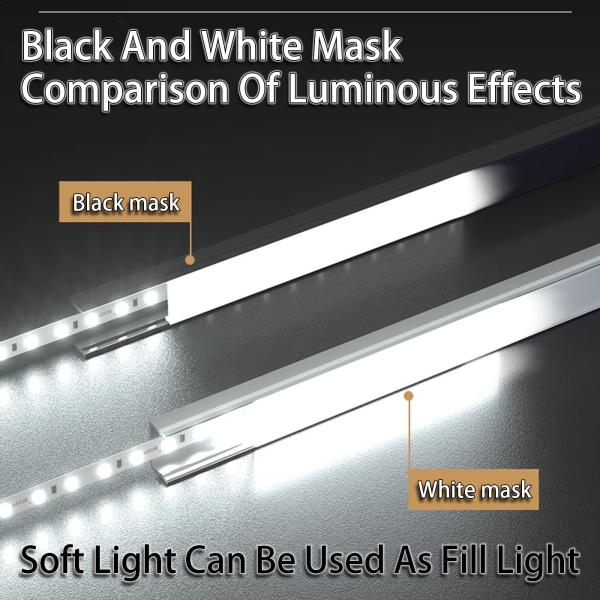 12v24v Low Voltage Bare Panel Light With Led Light Strip Self-Adhesive Patch Linear Light Embedded No Strobe Living Room Ceiling