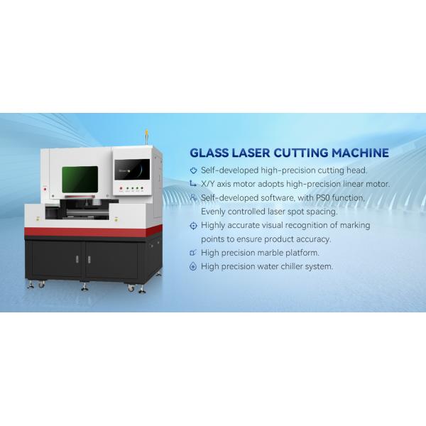 Precise Picosecond Laser Cutting Machine for Untreated Aluminosilicate Glass 50W/80W