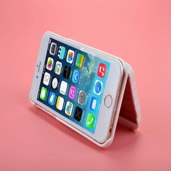 selfie stick phone case with bluetooth shutter button for iphone 6/6s