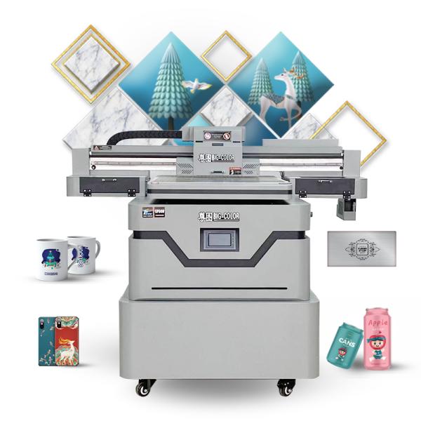 UV Curable Ink Flatbed Printer 9060 for Multicolor Printing on Flatbed Plastic/Acrylic