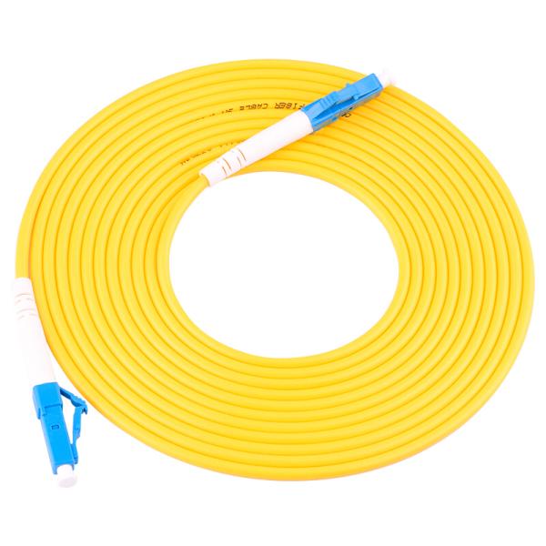 Customized Duplex Fiber Cable Assembly Single Mode LC UPC To LC UPC