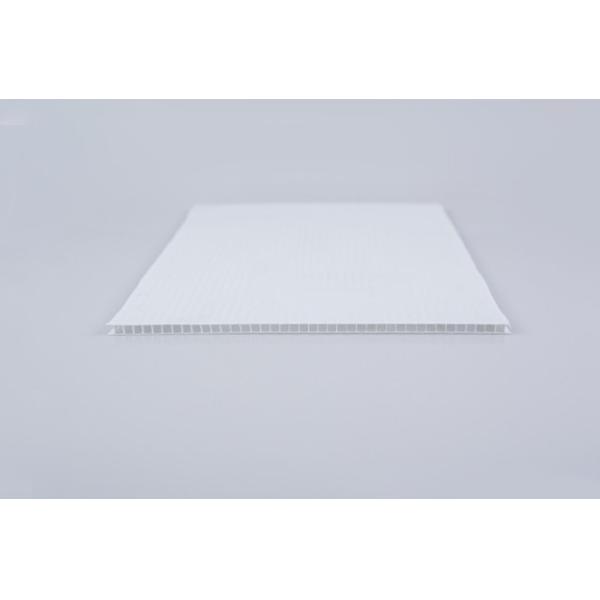 White Corrugated Plastic Sheet 4mm PP Board Sheet Customized