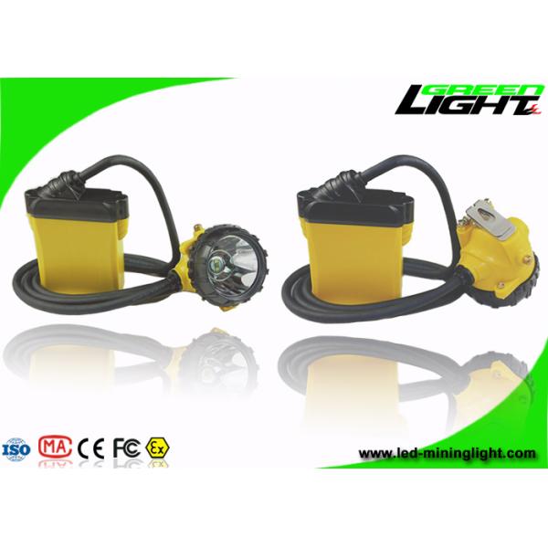 Hard Hat LED Mining Light ABS Material 25000Lux Brightness 13-15hrs Working Time