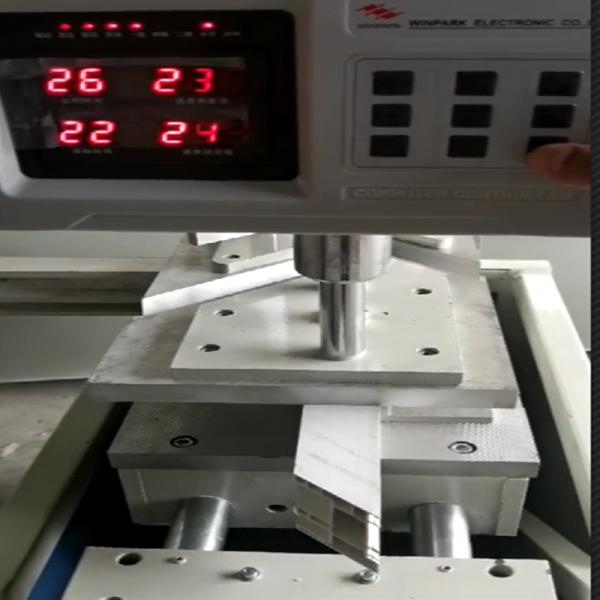 Upvc window making machine 3 heads welding single-head upvc window welding machine