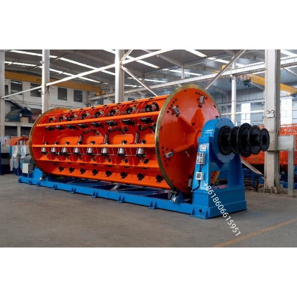 Rigid Type Copper Wire Armoring Machine with 630/24 Configuration and Precise Tension Control for Cable Stranding