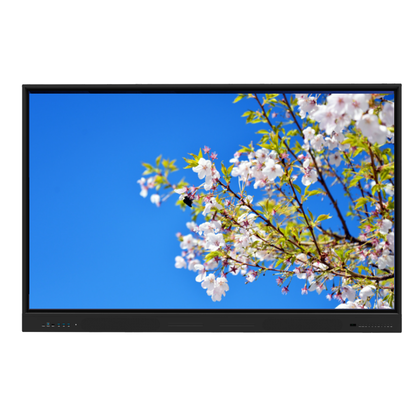 75-inch Interactive Flat Panel display in classroom setting