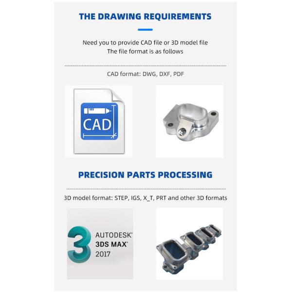 Custom by 2D/3D/drawing Electronic Accessories Machine Part with Specialized Alloy Tools
