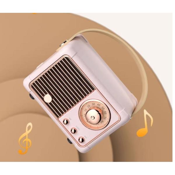 Mini Retro Bluetooth Speaker Wireless Multi Functional Bluetooth Speaker 5.3