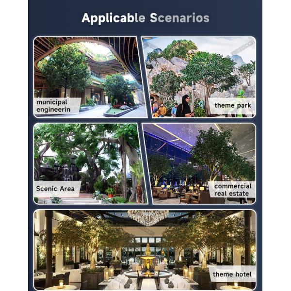 Artificial Bayan Tree Large Evergreen Ficus Tree Artificial Tree Artificial Large Decorative Indoor Tree for Wedding Decoration