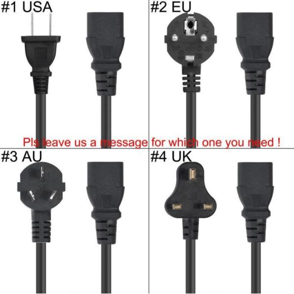 C-Power 18v DC Power Adapter Compatible with Black Output Devices