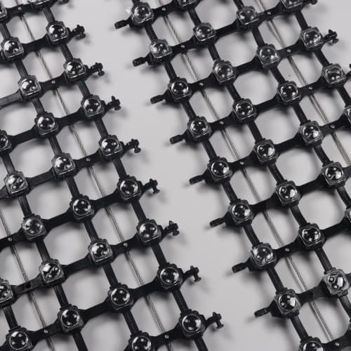 High Brightness Outdoor Transparent LED Display Screen Building Facade Advertising Video Wall Curtain Mesh Flexible Led Screen