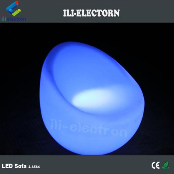 Living Room Chairs Back Rest Sofa Couch LED Plastic Stool