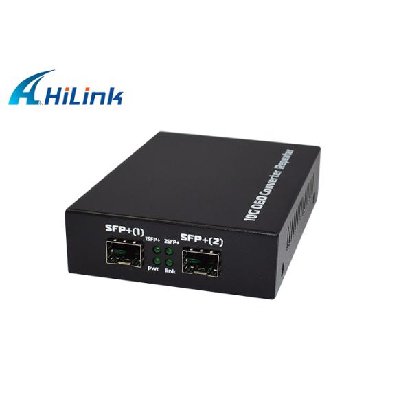 80KM SFP+ To SFP+ 10G OEO Converter With 3R Repeater Function
