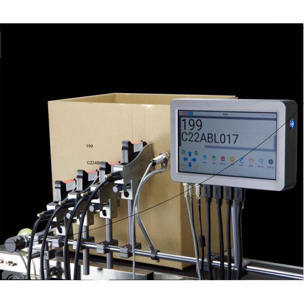 Multi Language 10 Inch Online Qr Code Batch Code Inkjet Print Machine with Easy Operation