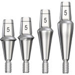 click to enlarge Astra Tech OsseoSpeed® Titanium Ti-Base Abutment Compatible Yellow(NP 3.0) / Aqua (RP 3.5-4.0)/ Lilac (WP 4.5-5.0)