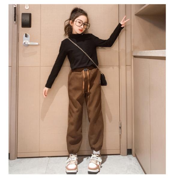 Spring Autumn Long Sleeve Turtleneck Undershirt Smiling Face Print Solid Color Size 120-170