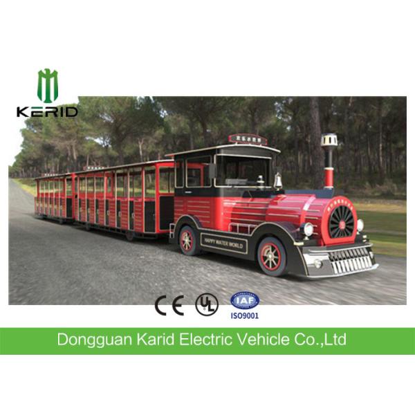 Mini Road Electric Trackless Train For Outside Using Customized Body Color